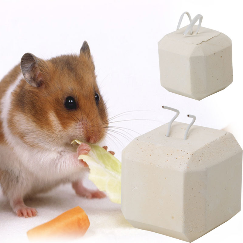 Mineral stone Calcium Chew Toys Dentures Grinder Hamster Rat Chinchilla Rabbit S L-image-693292978