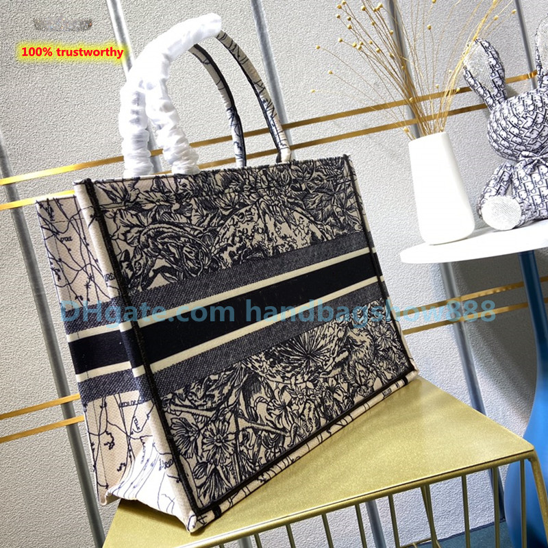 

Designer Tote Bag Bags Canvas shopping Handbag Classic Shoulder women Luxurys Designers embroidered fashion large capacity big size wholesale, 13
