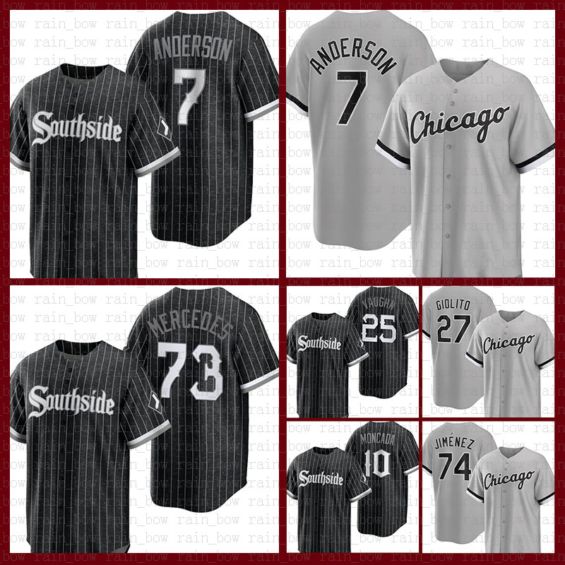 

Chicago 2021 New White Mens Sox Baseball Jersey 7 Tim Anderson 74 Eloy Jimenez 27 Lucas Giolito 10 Yoan Moncada 25 Andrew Vaughn 79 Jose Abreu 73 Yermin Mercedes Yellow, Jersey(baiwa)