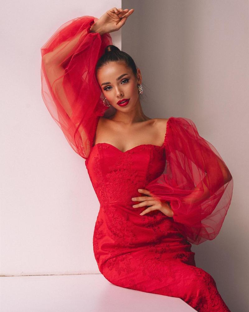 

Casual Dresses RMSFE 2022 Spring And Autumn Women Fashion Festival Party Sexy Goddess Mesh Lace Hip Wrap Skirt Dress, Black;gray