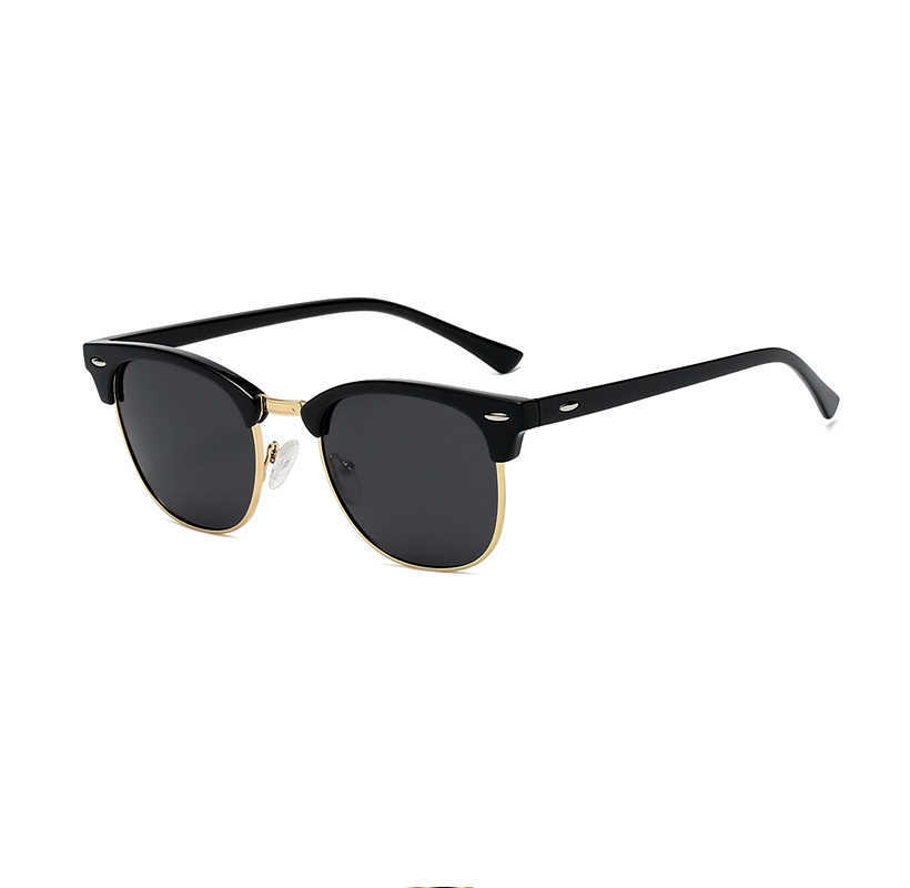 

2021 New Arrival Custom Fashion Half Rimls Fram UV400 Polarized d Sunglass Luxury Men