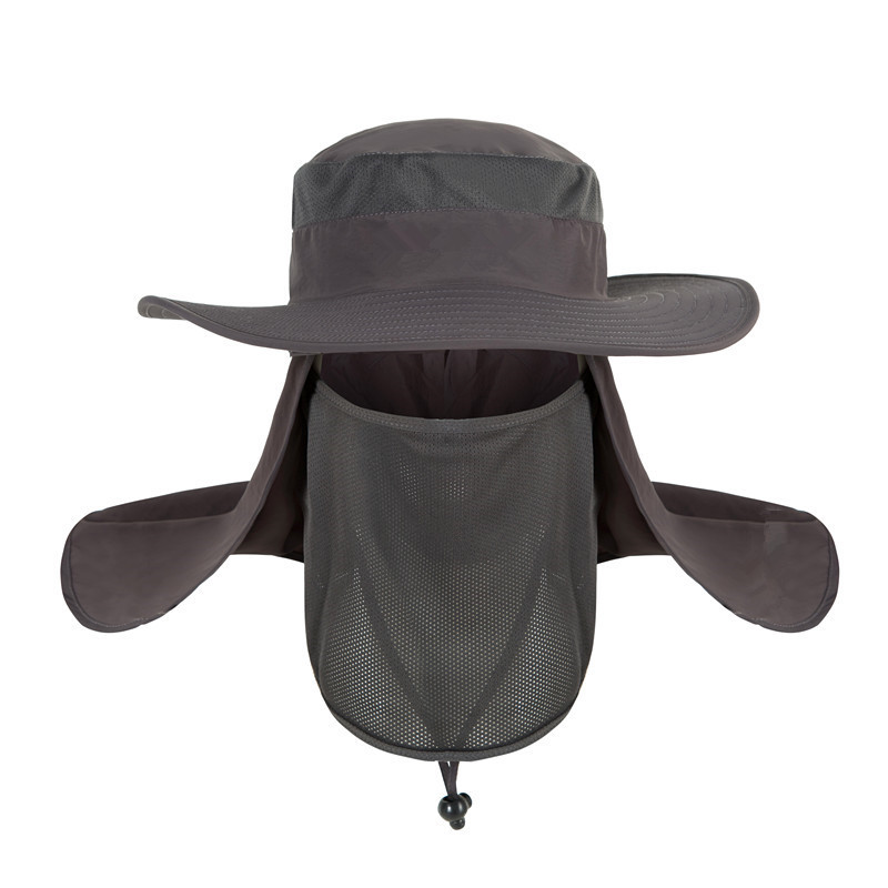 

Outdoor fashion men's summer sun hat waterproof and UV-proof fisherman hats fishing sunshade spot, Purple