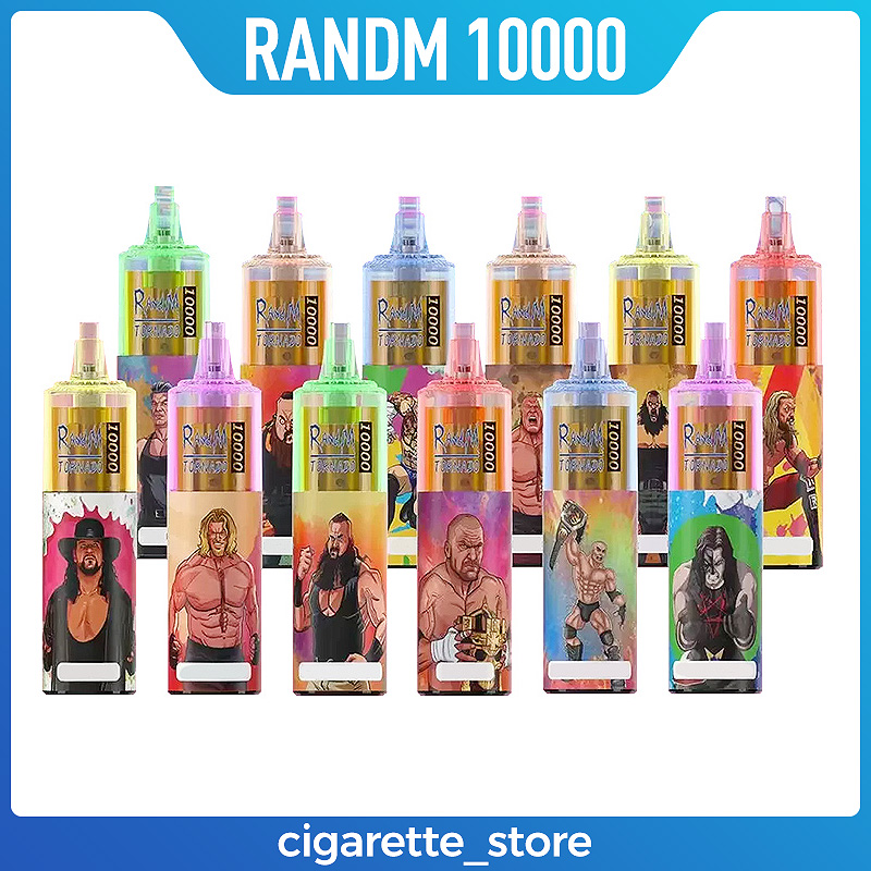 

Newest Original RandM Tornado 10000Puffs Disposable Electronic cigarettes Mesh Coil vapes Pod Device Kit 0/2/3/5% Rechargeable Battery 20ml