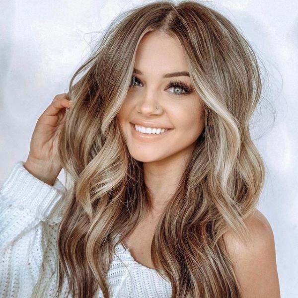 

Long Curly Hair in Big Waves, Black;brown