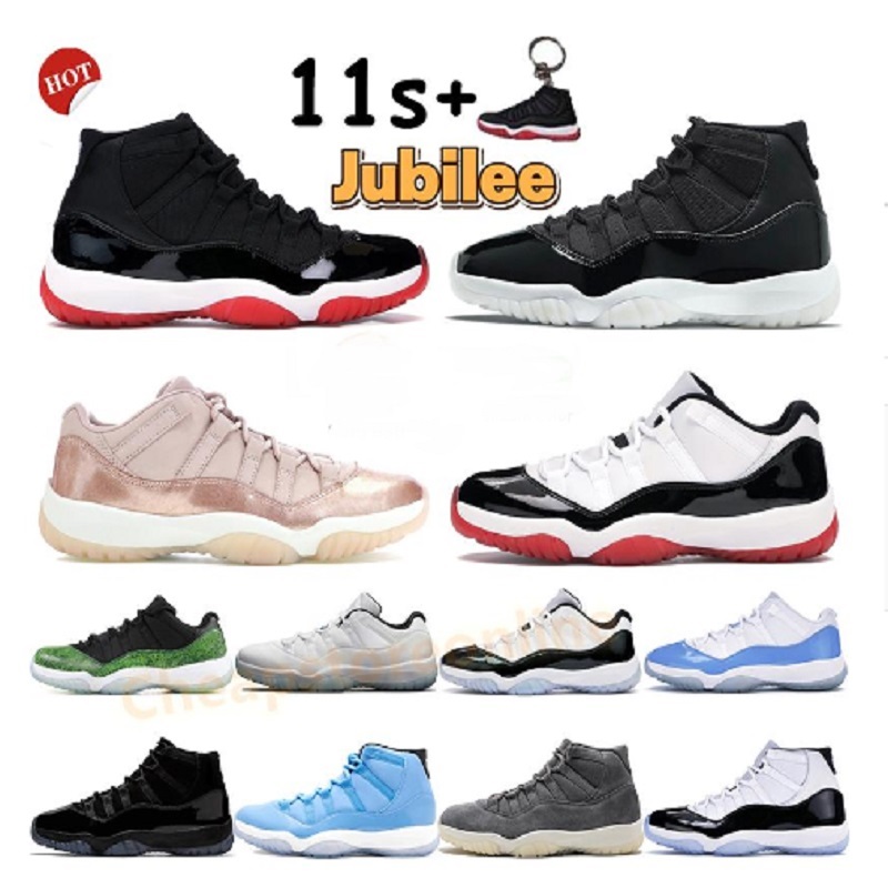 

Men 11 11s Basketball shoes 25th Anniversary low white bred concord legend blue ovo grey snake skin pantone mens women sneakers trainers, # 256 win like 82