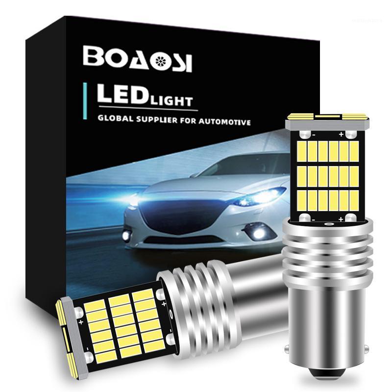 

Emergency Lights 2Pcs P21W LED 1156 BA15S Bulb 1157 BAY15D P21/5W Car Turn Signal Lamp 1200LM Auto White Red Yellow
