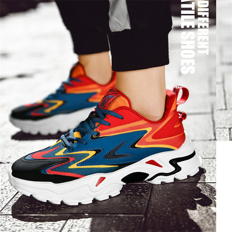 

2021 Running Shoes Thick-soled Tennis men white black summer Korean fashion casual shoe large size breathable sneakers run-shoe #A00016