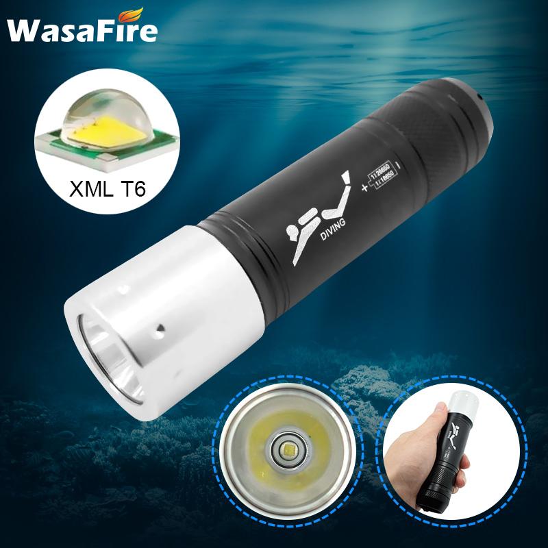 

Powerful Super Bright Diving 2000 Lumens Waterproof T6 Scuba Torch Lamp Underwater Hunting Camping Convoy Flashlights Torches