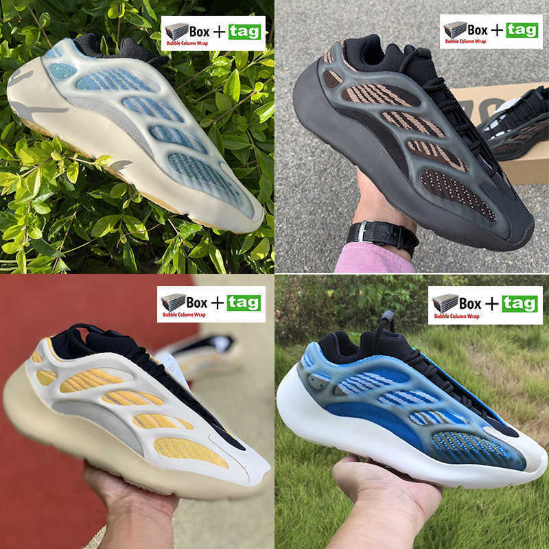 

Kyanite 700 V3 Running shoes with box Clay brown safflower Glow in the dark men women shoe Azareth alvah Azael reflective sport sneakers, Black