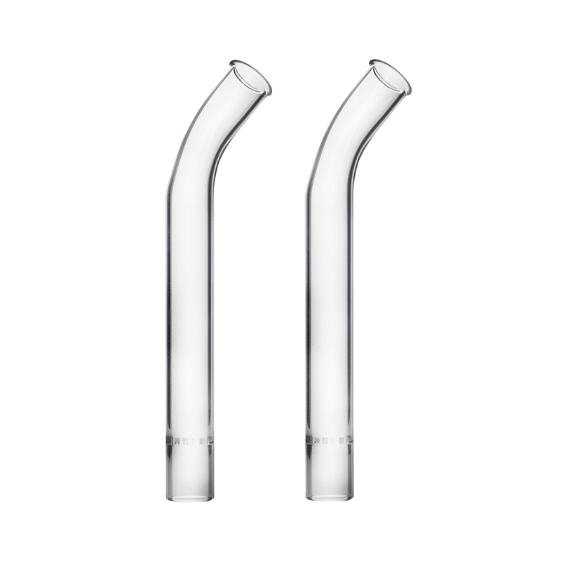 

Osgree Smoking accessory 2PCS Bent tube glass stem 110mm for arizer argo