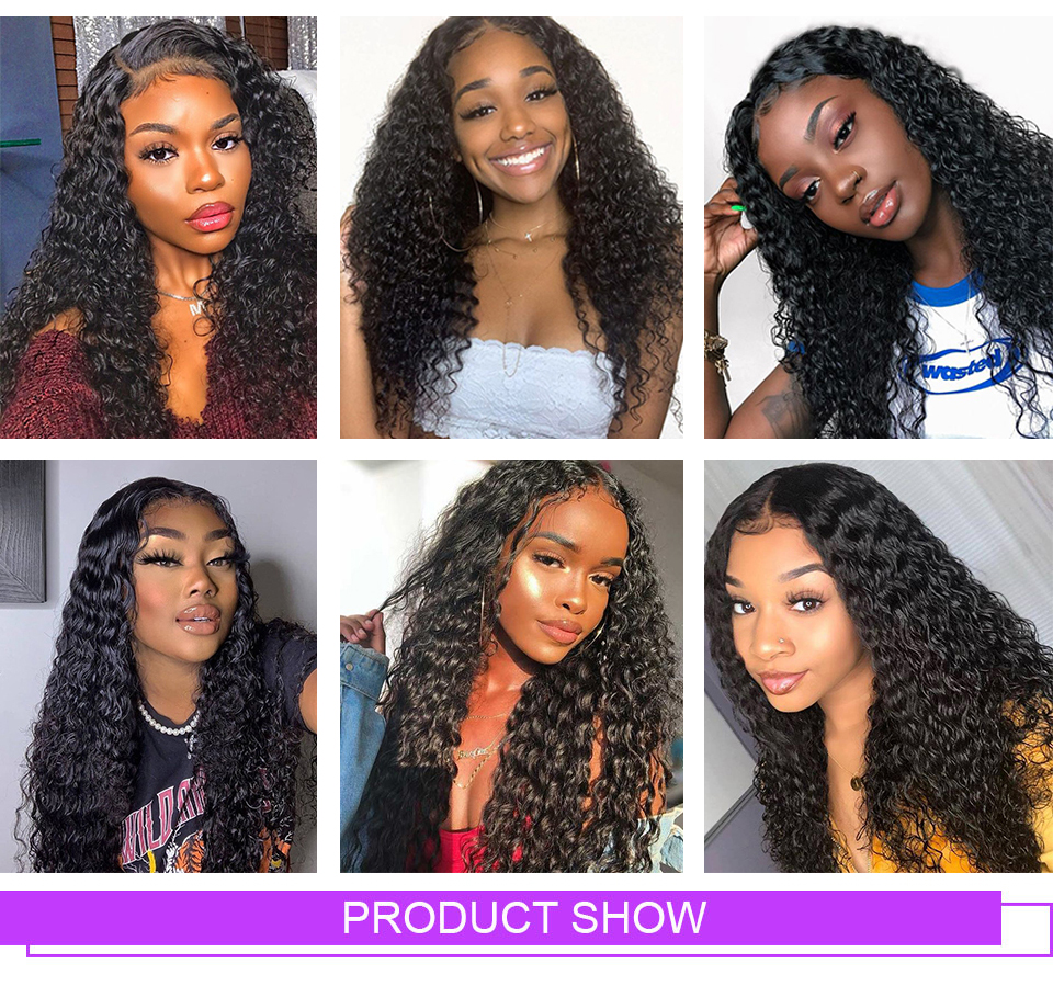 

Indian Water Wave 4 Bundles Sunny Beauty Hair Wet & Wavy Human Hair Weave Bundles Natural Ocean Wave Indian Curly for Black girl Big curls full bouncy sale