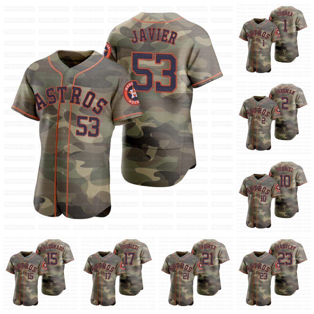 

Alex Bregman Camo 2021 Armed Forces Day Jersey Jose Altuve Yordan Alvarez Carlos Correa Ryan Pressly Justin Verlander Michael Brantley Zack Greinke, Flex base mens s-3xl