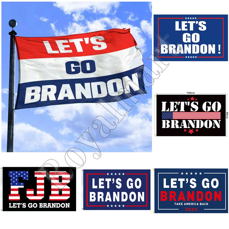 

3*5 ft Let's Go Brandon Banner Flags 90*150cm Trump 2024 Campaign Flag