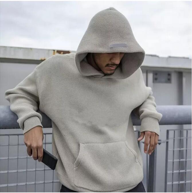 

Mens knit hoodie Sweaters Essential hoodies Long Sleeves Autumn Winter Designer Embroidery Letter Pullover Coat Jumper Season 7 wom, I need see other product