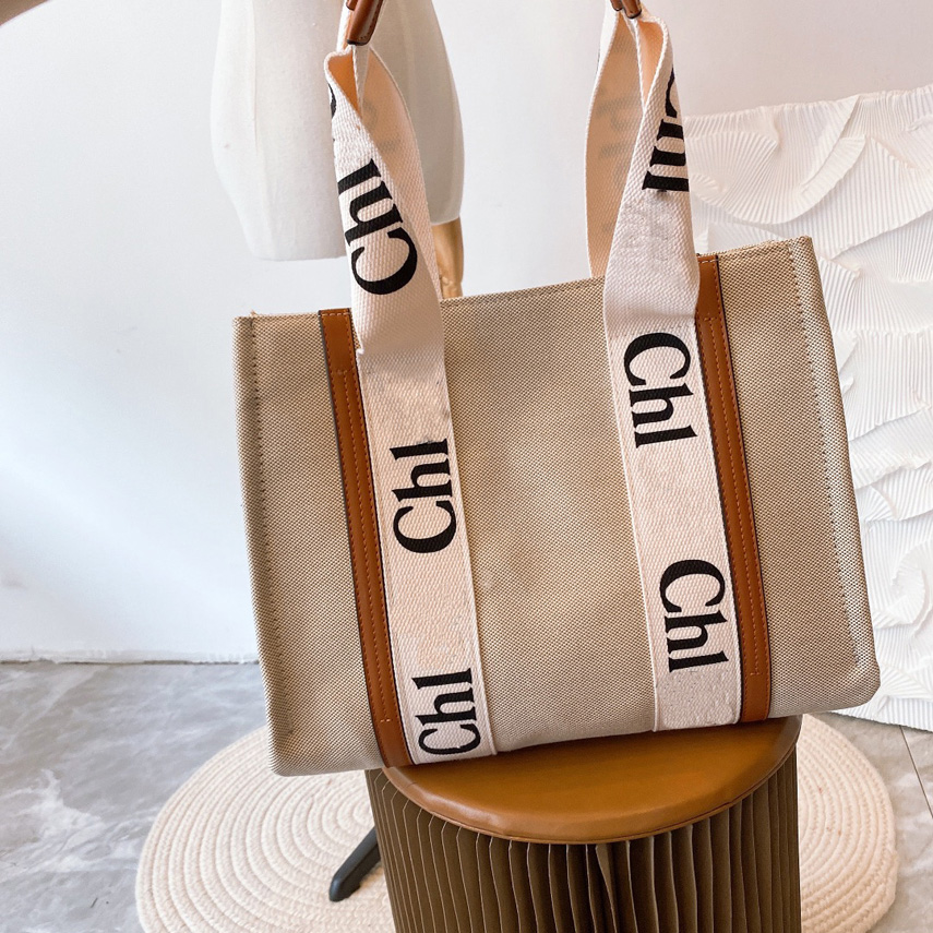 

Women Handbags Designers Bags High quality Handbag fashion canvas Classic Cross Body Totes Shoulder Original bag hobo purses lady channel tote 0010, #6