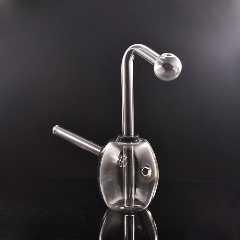 

Popular Mini Glass Oil Burner Bong Bubbler smoking Water Pipe dab rig bong Ash Catcher Hookah with Carb Hole Detachable oil burner pipe