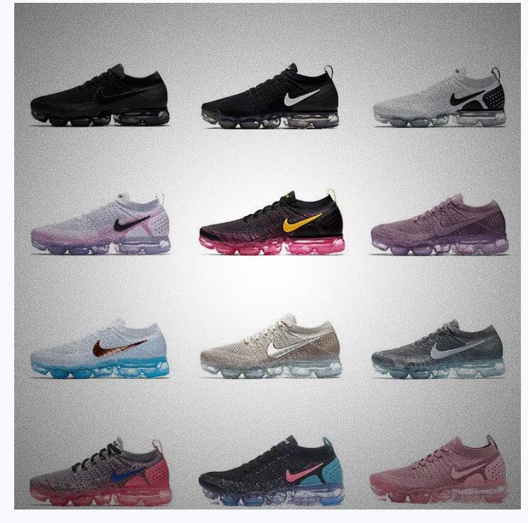 

2021 Vapourmax Tn Plus Flynit Running Shoes Mens Womens Sports Sneakers Gold Moc Laceless Black White air vapor airmax max Trainers Size 36-45