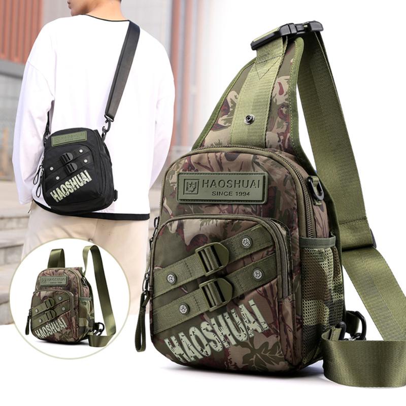 

Waist Bags Multifunctional Chest Bag Military Camouflage Crossbody Shoulder Army Green Fanny Mini Back Pack For Men Women 2021