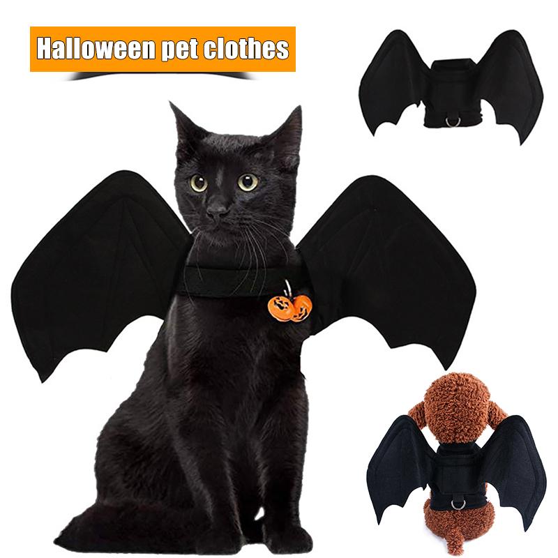 

Pet Bats Wing Costume For Cat Dog Apparel Clothes Halloween Party C44 Costumes