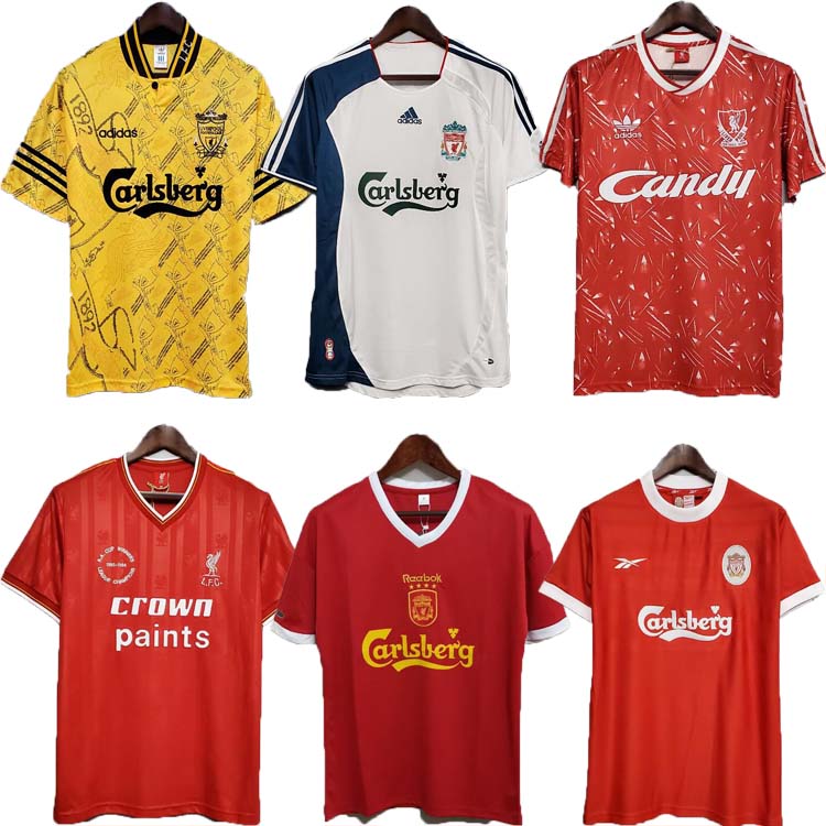 

Liverpool Retro soccer Jersey Home TORRES GERRARD McMANAMAN RUSH LUIS GARCIA 00 01 02 03 04 05 06 07 08 09 10 85 86 87 88 89 91 92 93 94 95 96 97 98 99 1965 1989 Football shirt