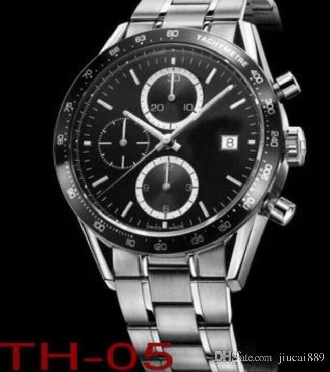 

2021 Men's Heuer Mechanical Stainless Steel Automatic Movement Watch Sports Mens Self-Wind Watches Fashion Tag Wristwatc, Slivery;brown