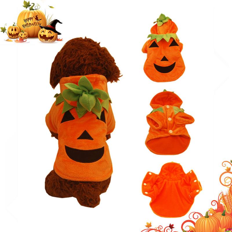 

Dog Apparel Halloween Pet Shirt Pumpkin Painting Polar Puppy Coat Pets Clothes Chihuahua Fashion