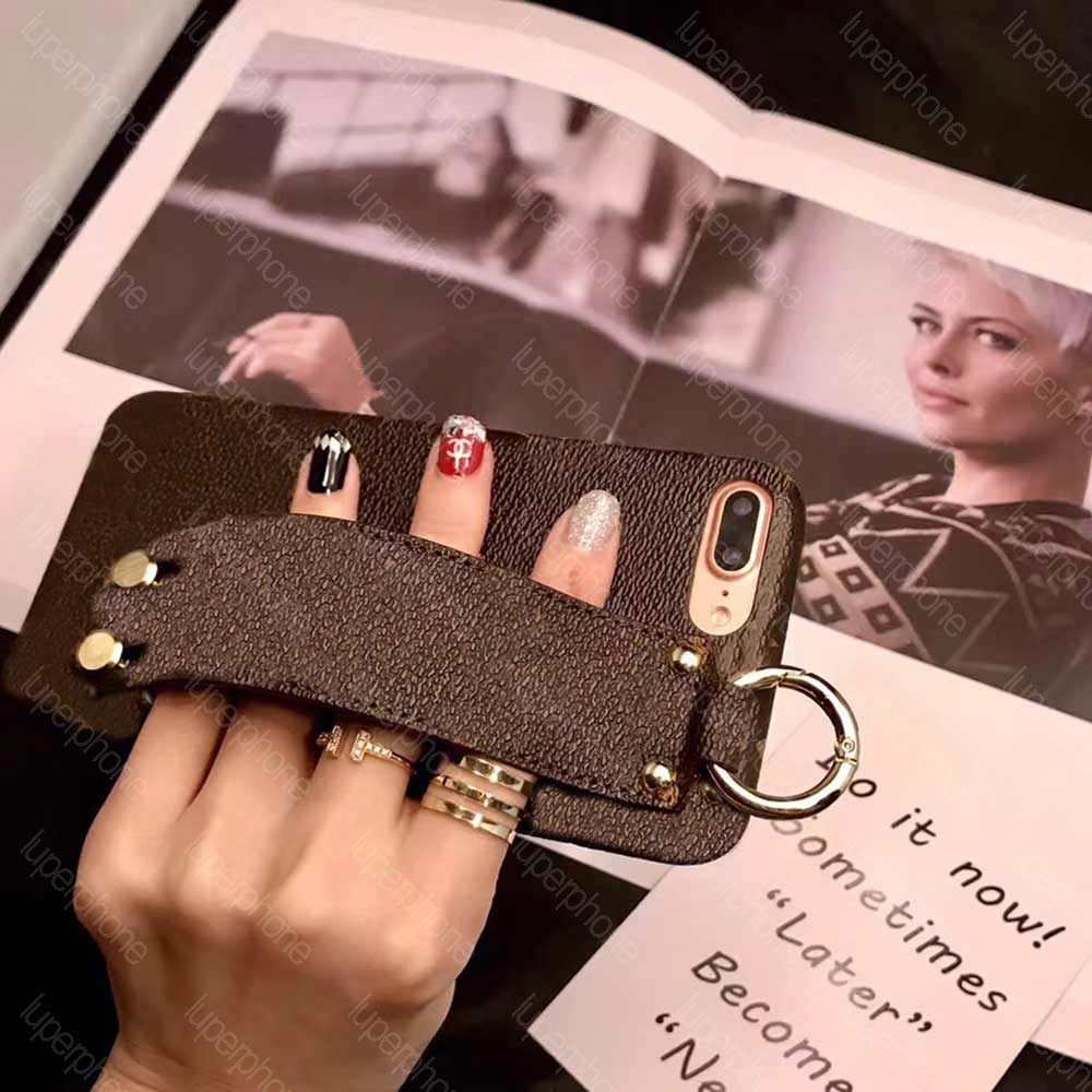 

Vogue Wrist Strap Designer Phone Case for Iphone 12 Pro Max 12mini 12 11pro 7 8 Plus XR XS MAX Skin Cover Shell for iphone8