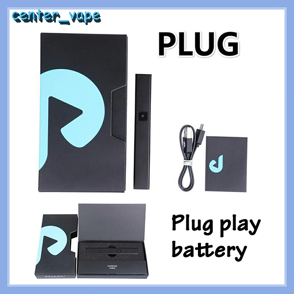 

Plug Play Pod Battery 500mAh Battery Vape Pens System Device Suite 1.0ml Empty Exotics For 510 Thick Oil Cartridges, Black