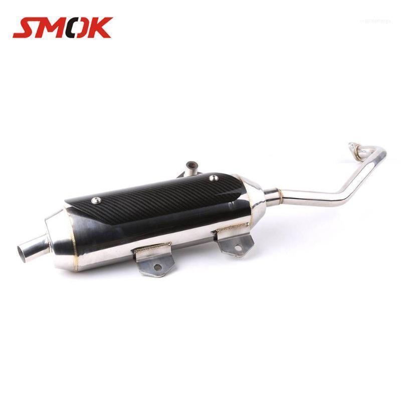 

Motorcycle Exhaust System SMOK Stainless Steel Carbon Fiber Muffler Escape Pipe For NMAX 155 NMAX155 2022 Print LOGO1