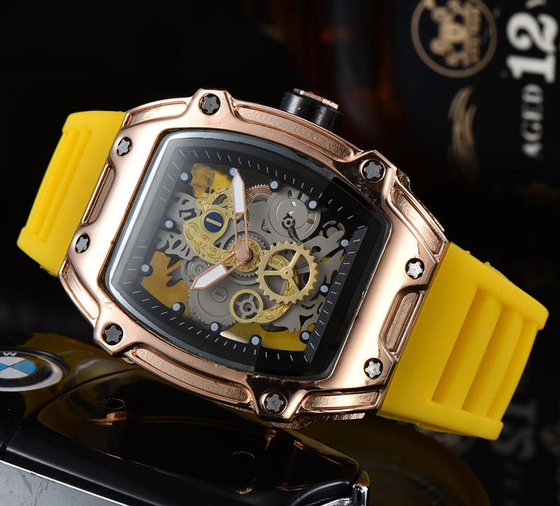 

Wristwatches Feature RMLuxury Men's Military Hollow Sports Watch Analog Date Quartz, As a picture