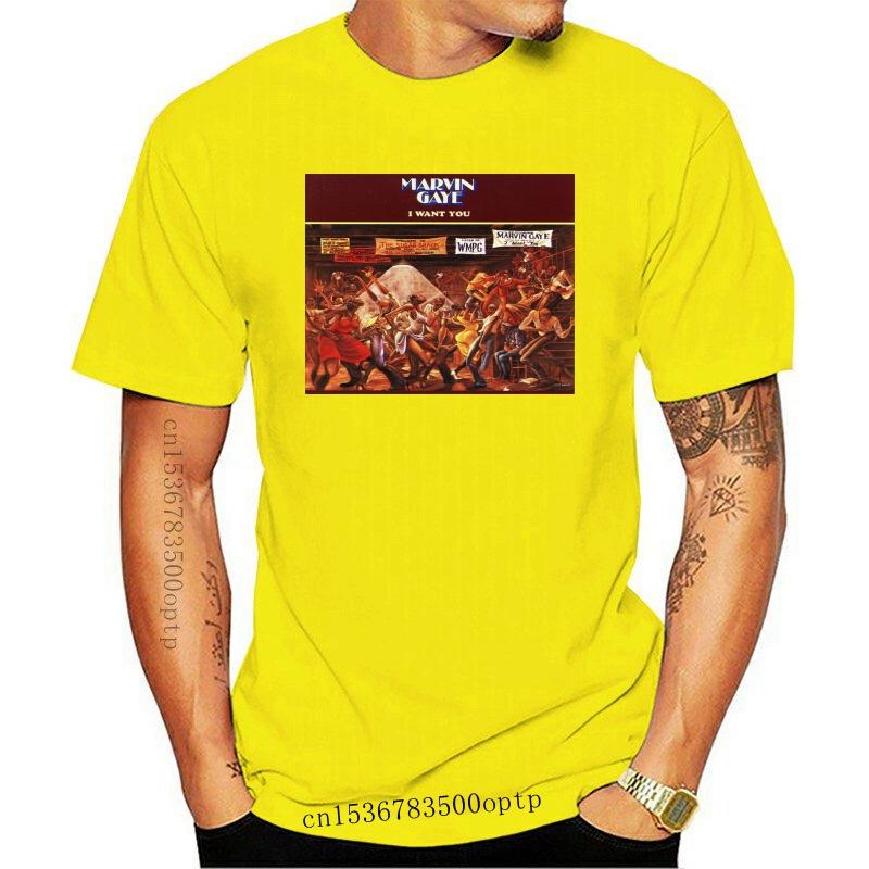 

Men's T-Shirts Marvin Gaye T Shirt I Want You Vinyl Cd Cover Tee Small Medium Large Or Xl Tshirt, Black