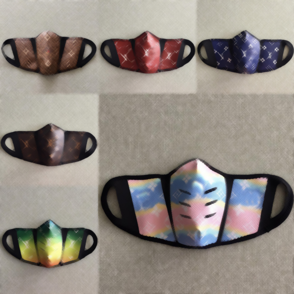 

More Than 20colors Wholesale Unisex Men Women Couples Respirator Party Mask Dustproof Letters Print Half Face Mouth Cover Breathe PU Leather, Silver