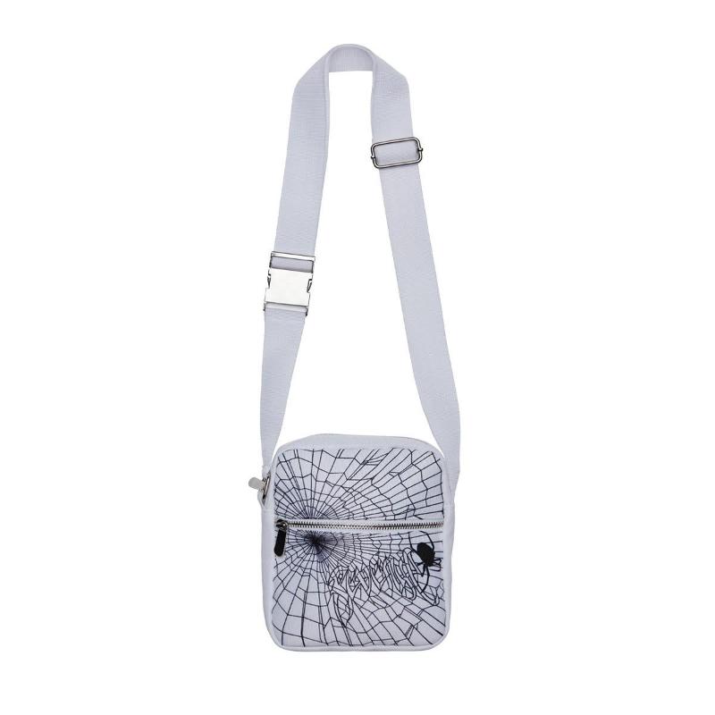 

Brand 2021 Tyler The Creator Revenge BLACK SPIDERWEB Shoulder Bag Side Waist Hip Fanny Packs Pack 23*18 Cm #090 Bags, Sky blue