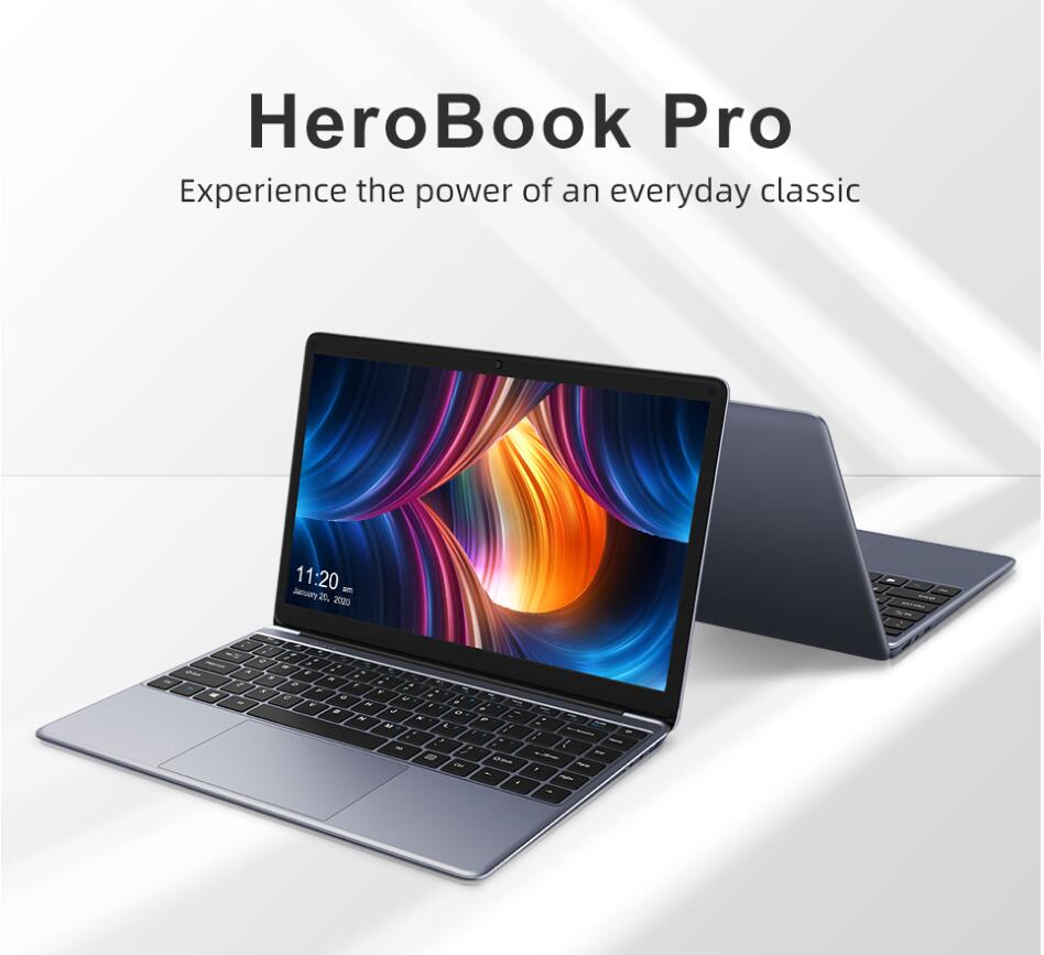 Laptop CHUWI HeroBook Pro 14.1" FHD Screen Intel Celeron N4020 Dual Core UHD Graphics 600 GPU 8GB RAM 256GB SSD Windows 11-image-728228327