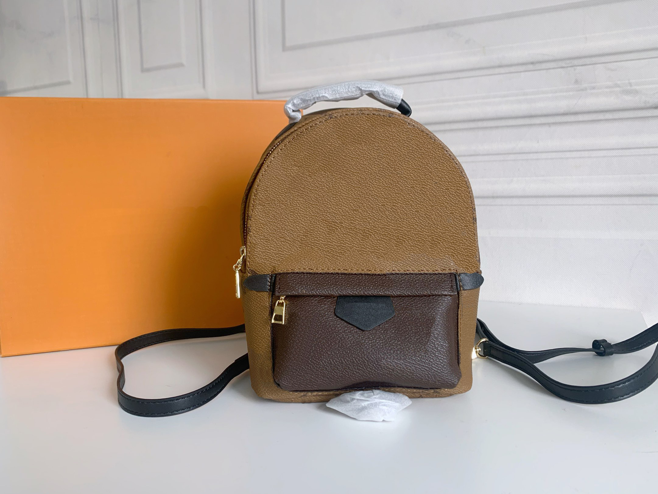 

Top quality mini backpack canvas school bags fashion women rucksack genuine leather shoulder bag female knapsack #15