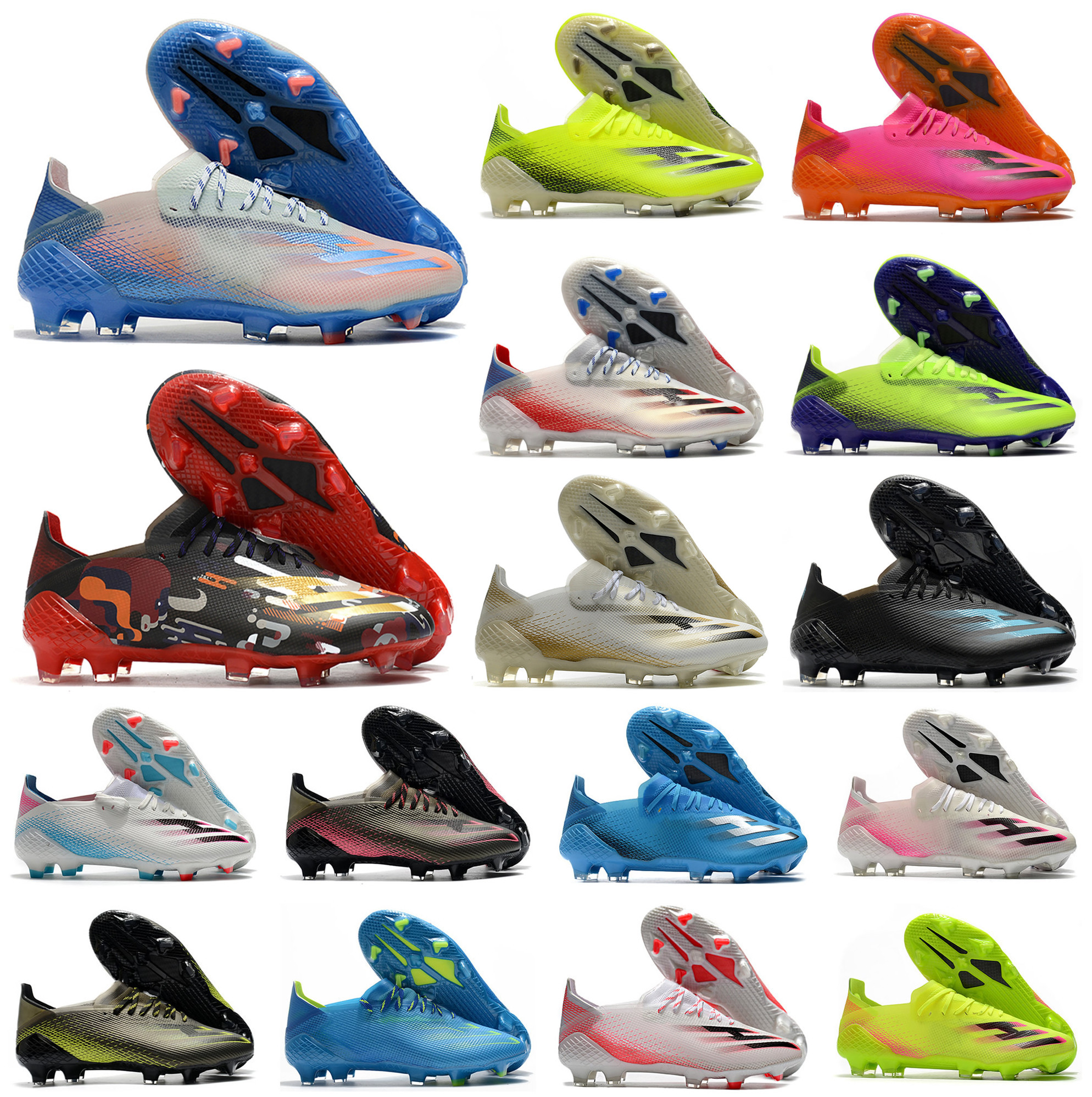 

Top Arrival Fashion X Ghosted.1 Precision to Blur FG Mens Women Boys Ghosted .1 Lace-Up Soccer Football Shoes Soccer Boots Soccers Cleats, 9 x ghosted.1 fg