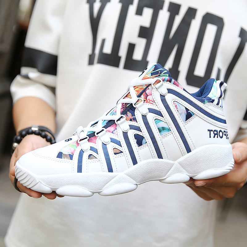 

cross-border men womens trainer sports size running shoes high-top men's four seasons casual sneakers white thick sole shoe couples code: 35-A11, Di1a7150