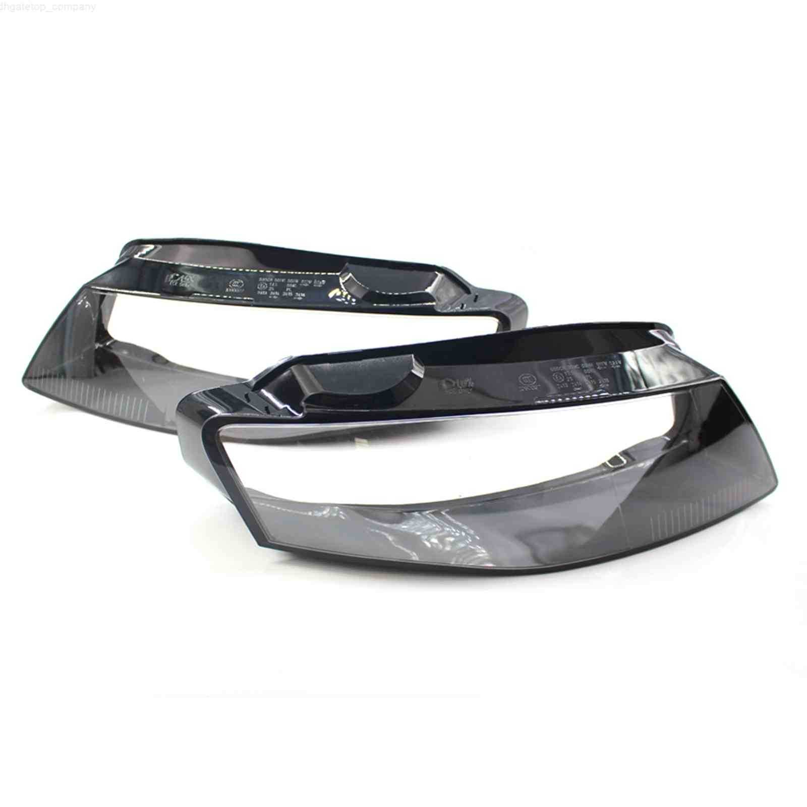 

2pcs Lens Car Headlight Cover Shell for Audi A4 2009-2012 B8 Left Right Side Clear Lens Cover Head Light Lamp Lens Cover Car