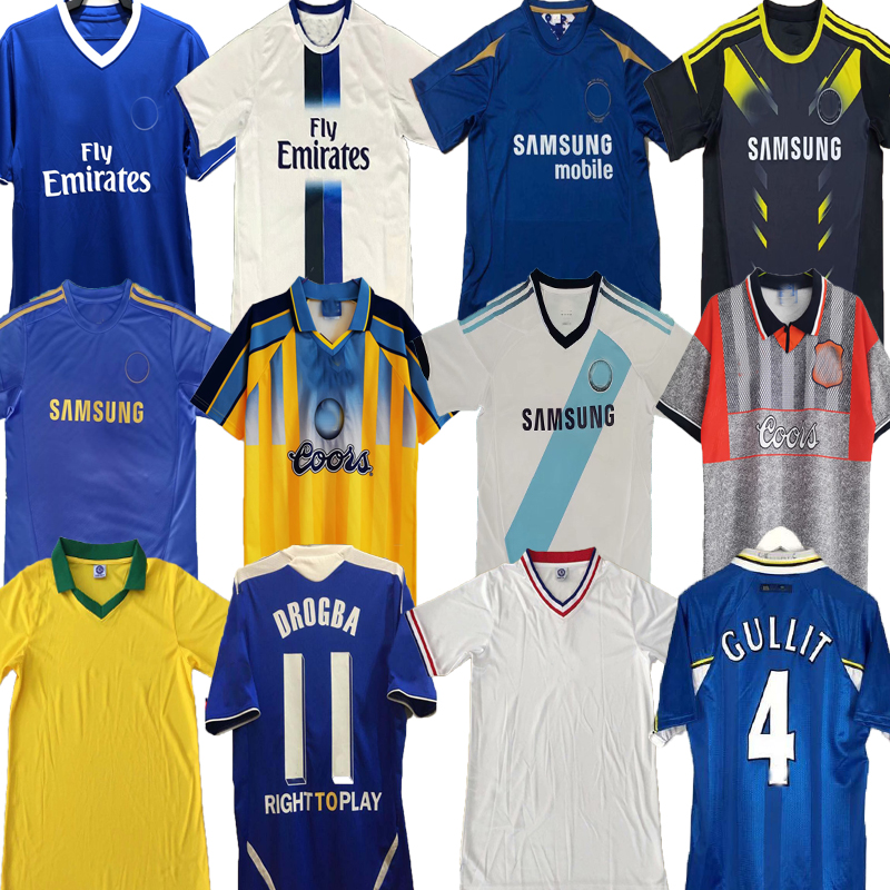 

CFC Retro Soccer Jersey Lampard Torres Drogba 11 12 13 Final 94 95 96 97 98 99 Camiseta Crespo WISE 03 05 06 07 08 COLE ZOLA Vialli GULLIT 80 82 Long sleeved Football Shirts, 2020