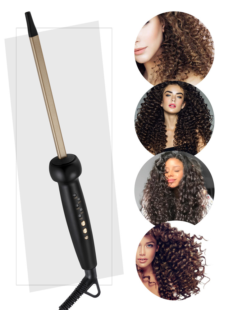 Compra 9mm Super Slim Tight Chirls Varita Ringlet Afro Rizos Curler De Pelo  Curling Iron Chopstick Rizos Barato | Entrega Rápida Y Calidad | Es.Dhgate
