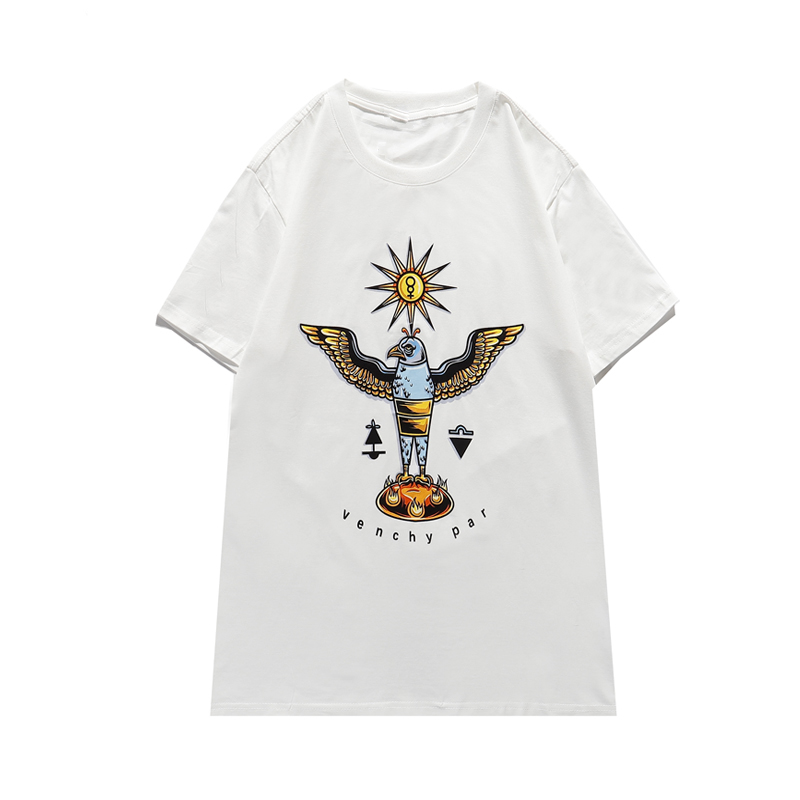 

Novelty Designer T-shirts Summer Men T Shirts Floral Print Luxury Casual Mens Short Sleeves Loose Black White Tees Shirt Clothing, Customize