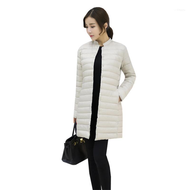 

Duck Down Jacket Women Winter Slim Outerwear Coats Female Long Casual Light Ultra Thin Warm Puffer Parka1, Beige