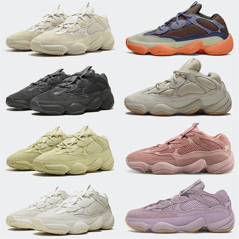

Kanye 500 Mens Shoes Enflam Soft Vision Bone White Black Blush Super Moon Yellow Salt Pink Men Women Sports Sneakers Trainers Size 36-46, 33