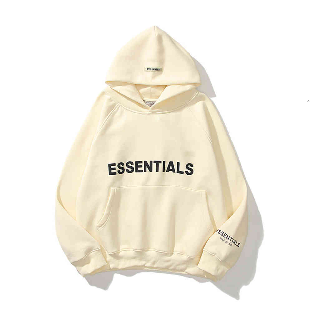 

Hoodie Feel of God double thread essentials fashion men's and women's casual hooded Pullover, Black