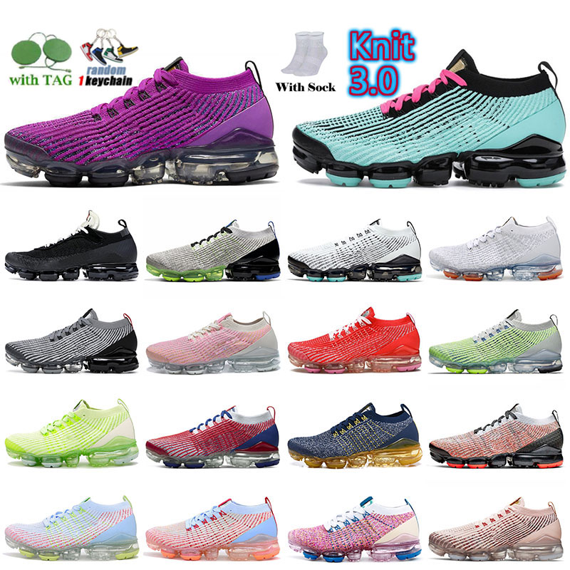 

New Designer Fly 3.0 Knit Run Shoes men women Triple Purple Black White Pure Platinum Obsidian CNY Mens Designers Sneakers Breathable Womens Trainers Zapatillas, D30 36-40