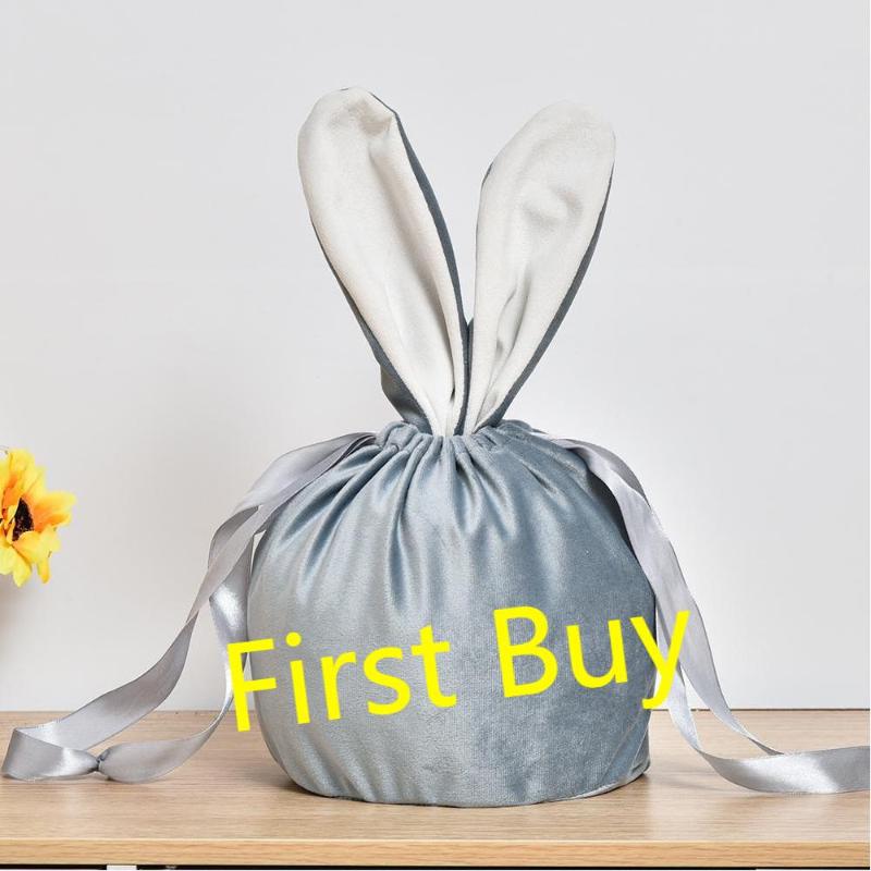 

Gift Wrap 100pcs/lot Large Capacity Easter Treat Bags Soft Velvet Material Home Decoration Kids Toy Bag Blanks