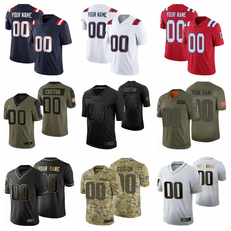 

2021 Custom New EnglandPatriotsMen Women Youth Football Edition City Split Vapor Limited Stitched Jerseys Size S, 12