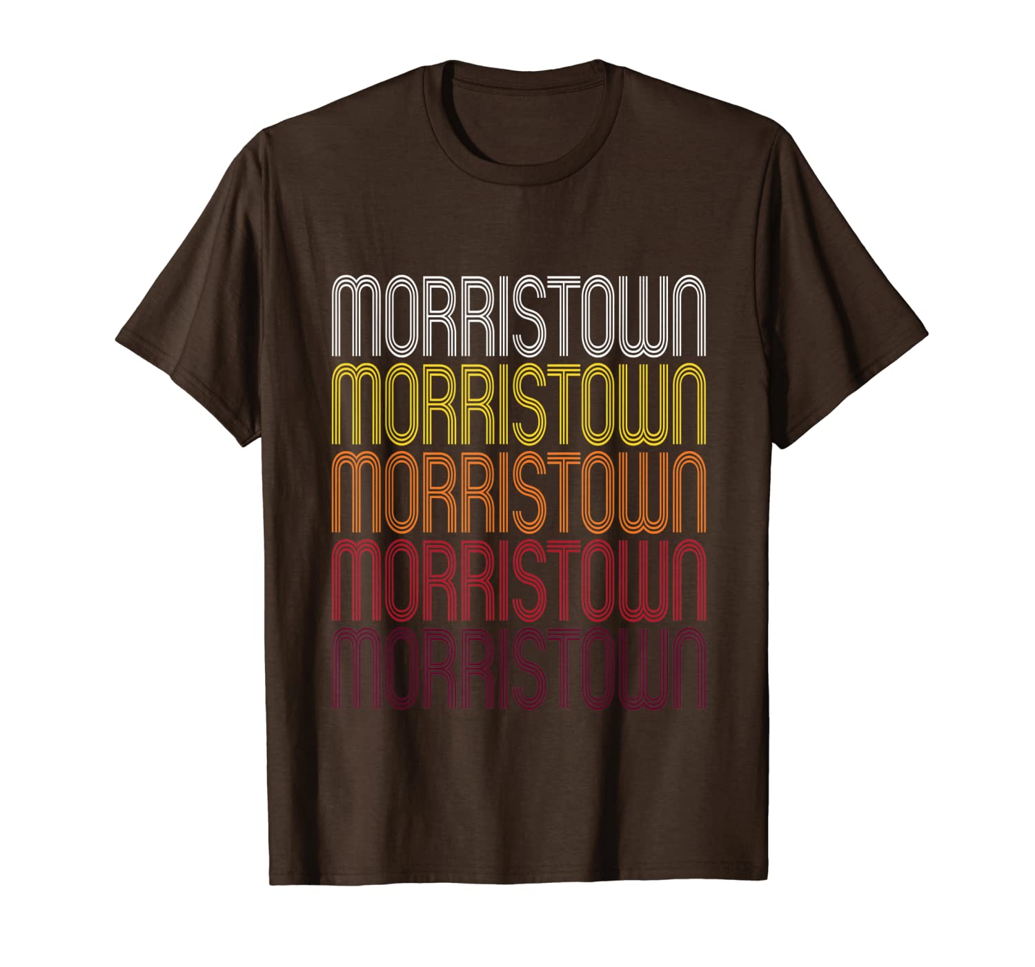 

morristown, nj | vintage style new jersey t-shirt, White;black