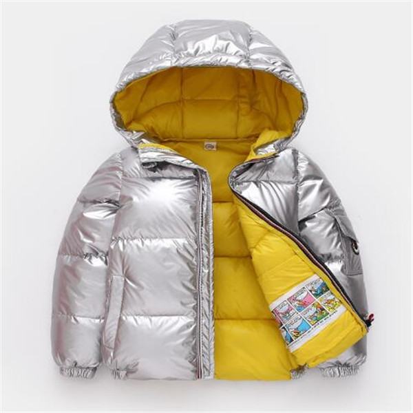

Winter children Down coat for girl boys casual hooded coats kids baby clothing outwear parka jackets snowsuit, Blue;gray
