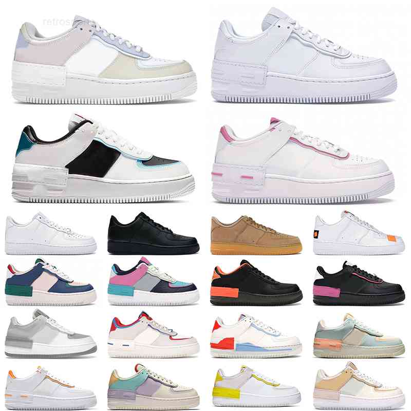 

men women running shoes 1 shadow black White Magic Flamingo Spruce Aura dunks Utility volt womens trainer sport sneaker, Black light arctic pink claystone red